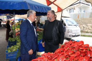 BA�KAN �MERO�LU PAZARTES� PAZARI�NDA ESNAF V
