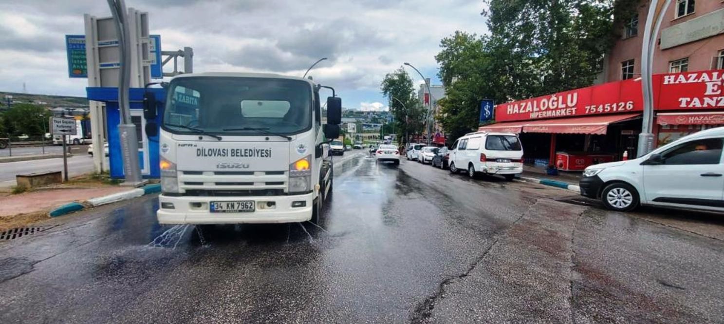 Dilovasnda Ortak Alanlar Dezenfekte Ediliyor
