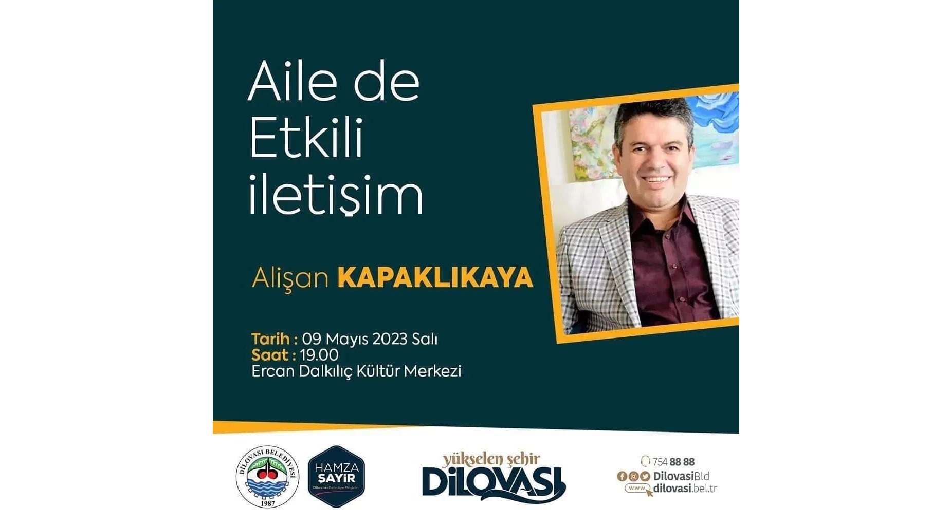 Alian Kapaklkaya Dilovasnda seminer verecek